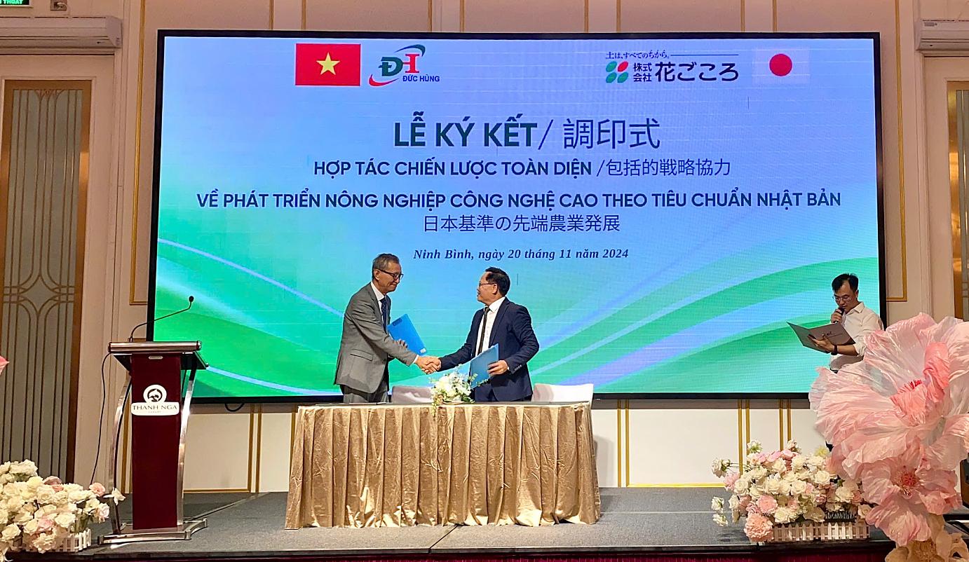 Lễ Ký Kết Chuyển Giao Công Nghệ Phân Bón Hữu Cơ - Công Ty Đức Hùng Và Hanagokoro Seizou Nhật Bản Tại Thanh Nga Luxury Ninh Bình
